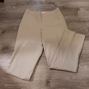 Chico slack cream pants. Side zipper. Size 0 Regular